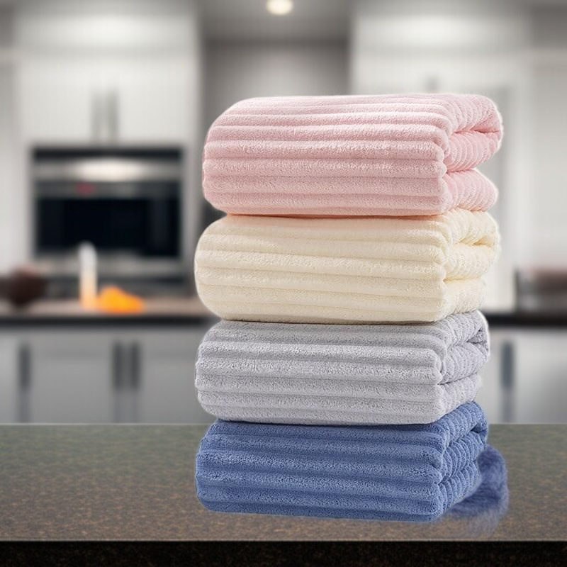 초강력 흡수력의 가정용 코럴 타월