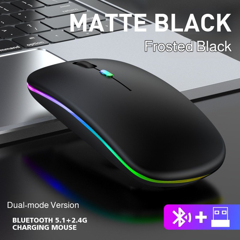 Ratón gamer silencioso para chicas, inalámbrico, blanco brillante