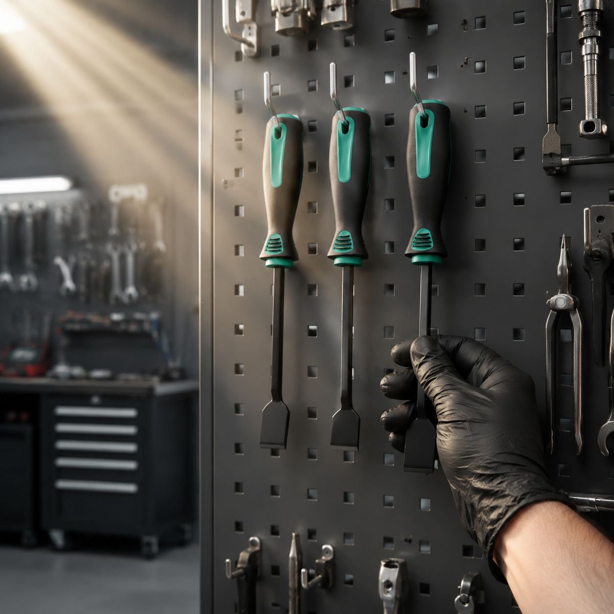 Ölschaber für die Autoreparatur, verstärkt und aus Chrom-Vanadium-Stahl