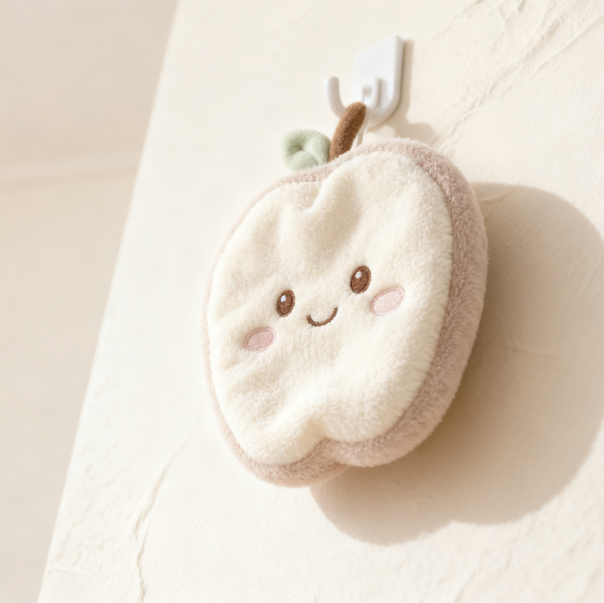 ผ้าขนหนูรูปแอปเปิ้ลน่ารักแพ็ค 4 ชิ้น