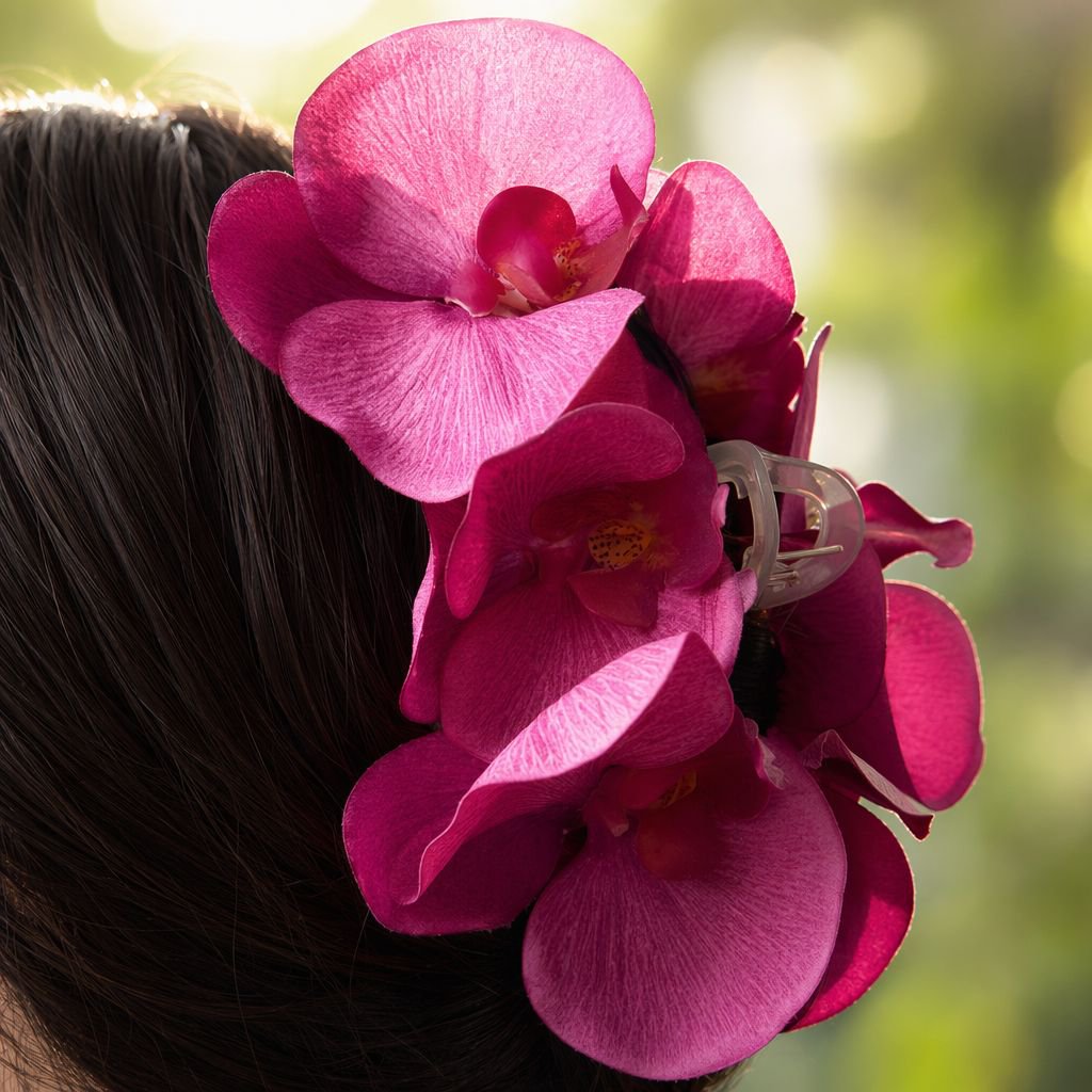 レディース多用途ヘアアクセサリー使用例