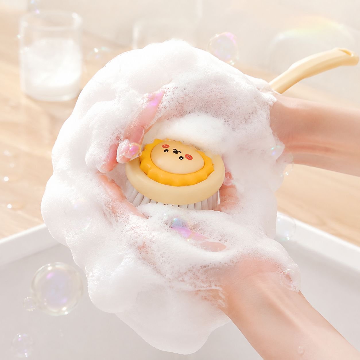 Badebürste für Babypflege