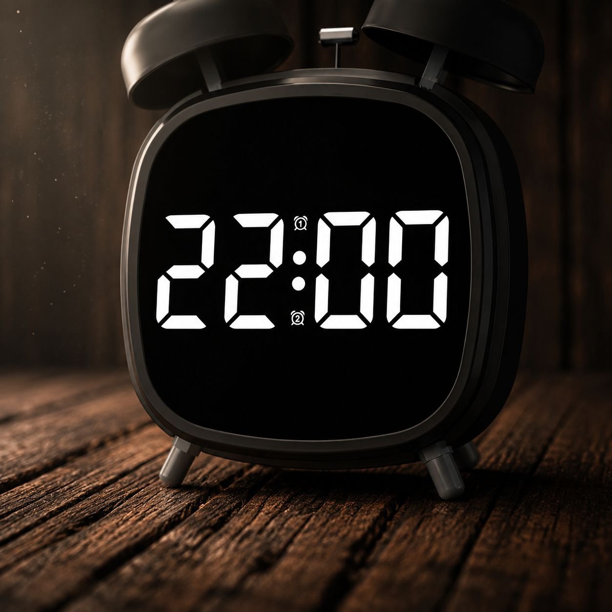 Multifunctional LED Bell Alarm Clock