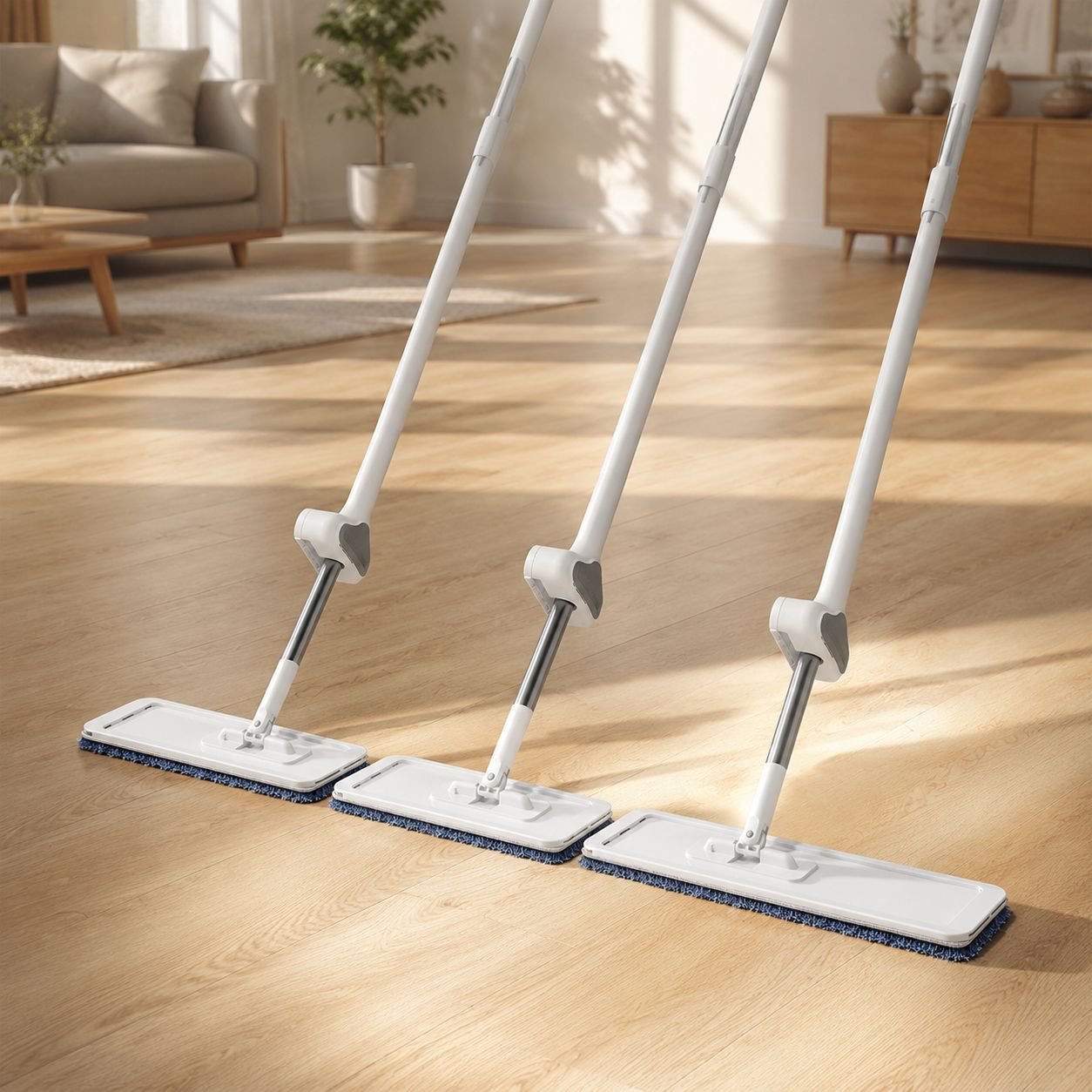 Innovativer Flachmopp für müheloses Bodenwischen