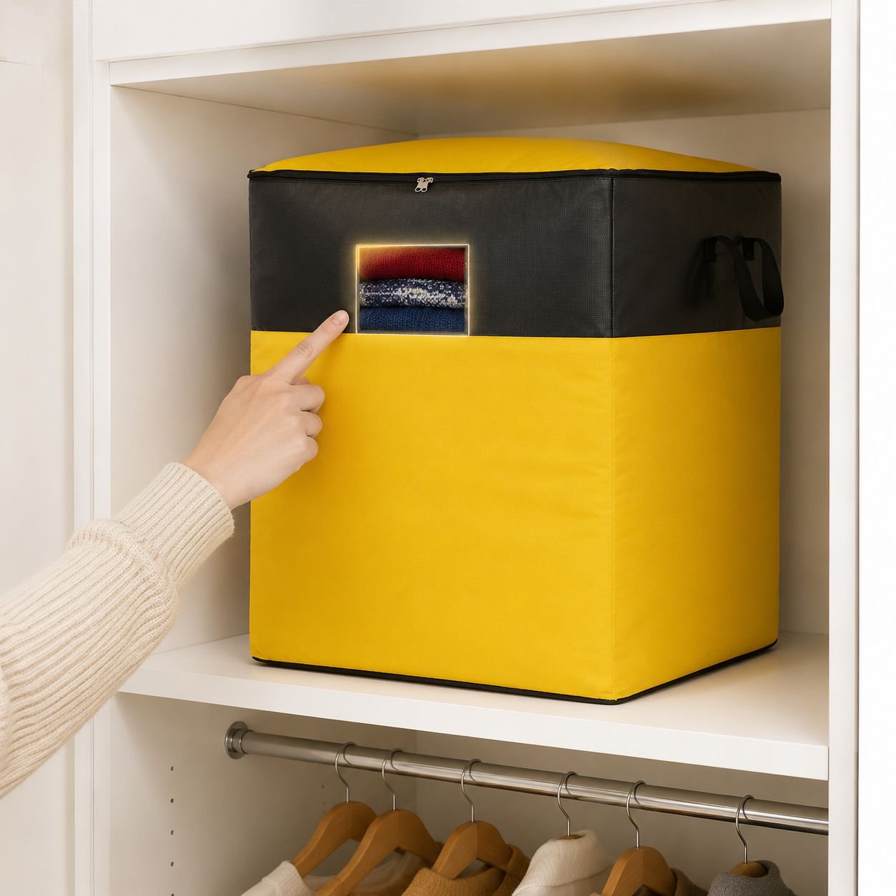 Easy-to-carry dustproof storage bag with handles