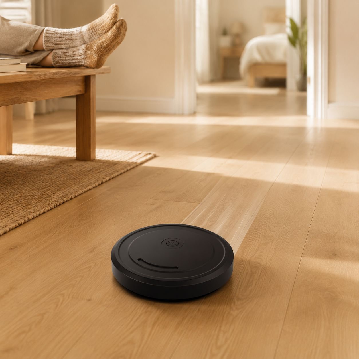 Robot vacuum cleaner returning to charging dock