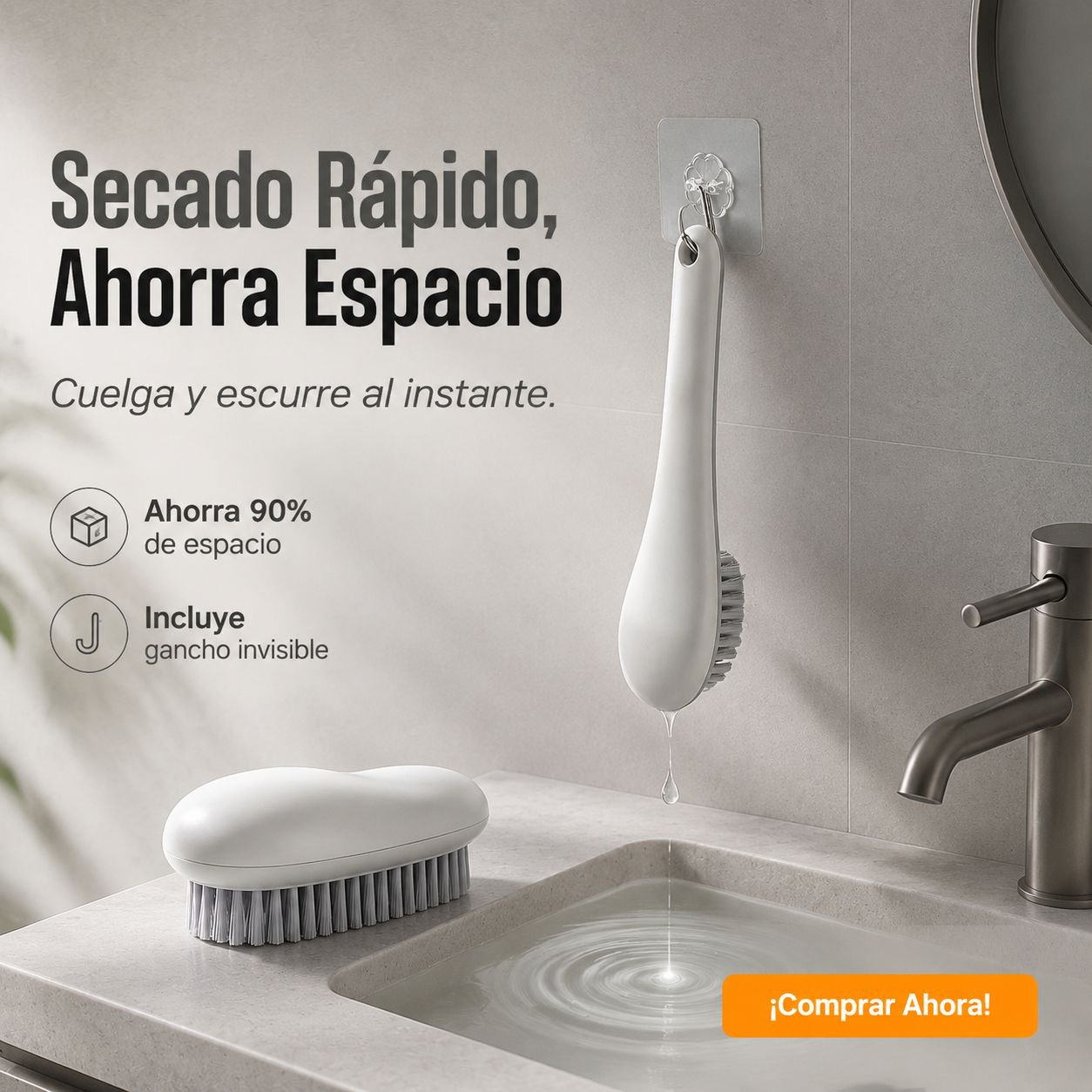 Cepillo doméstico multifuncional de cerdas suaves para limpiar zapatos