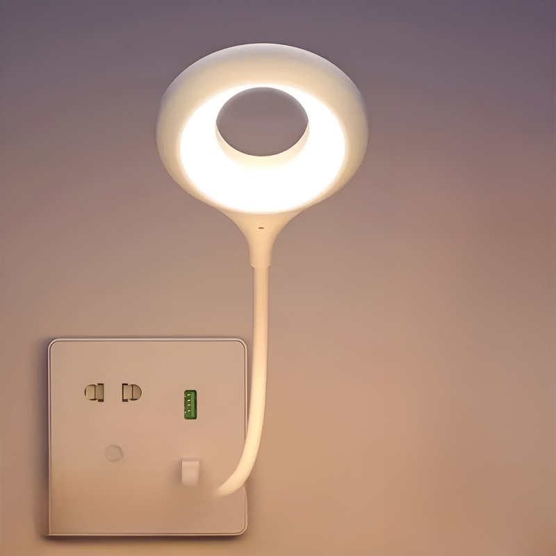 Smart voice-activated portable night light