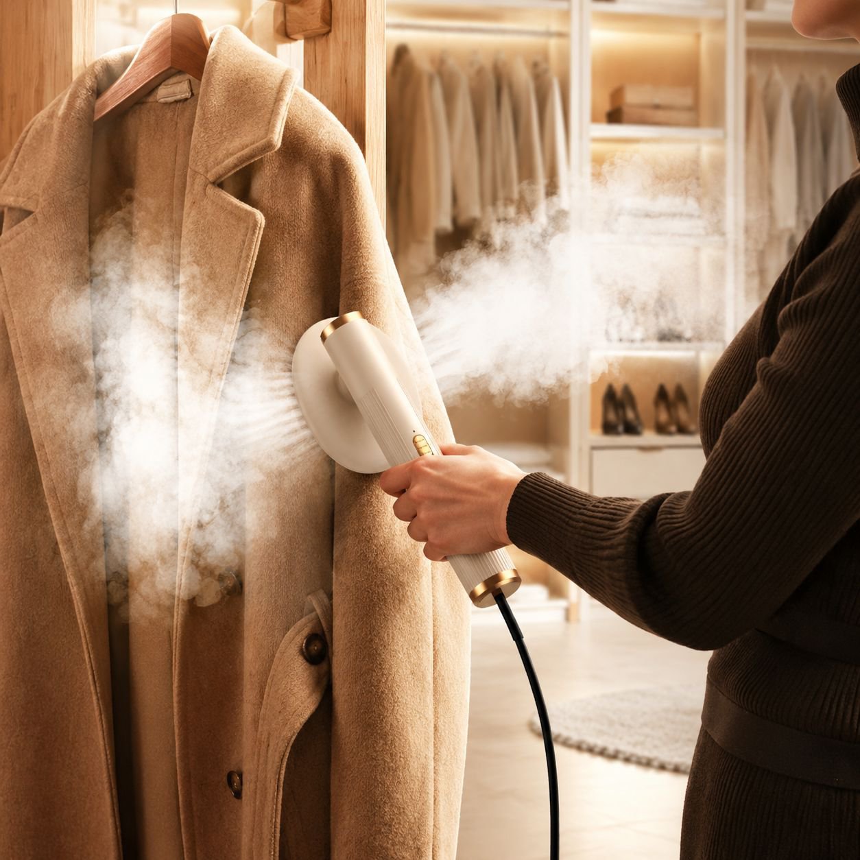 Smart Home Rotating Garment Steamer Iron front view