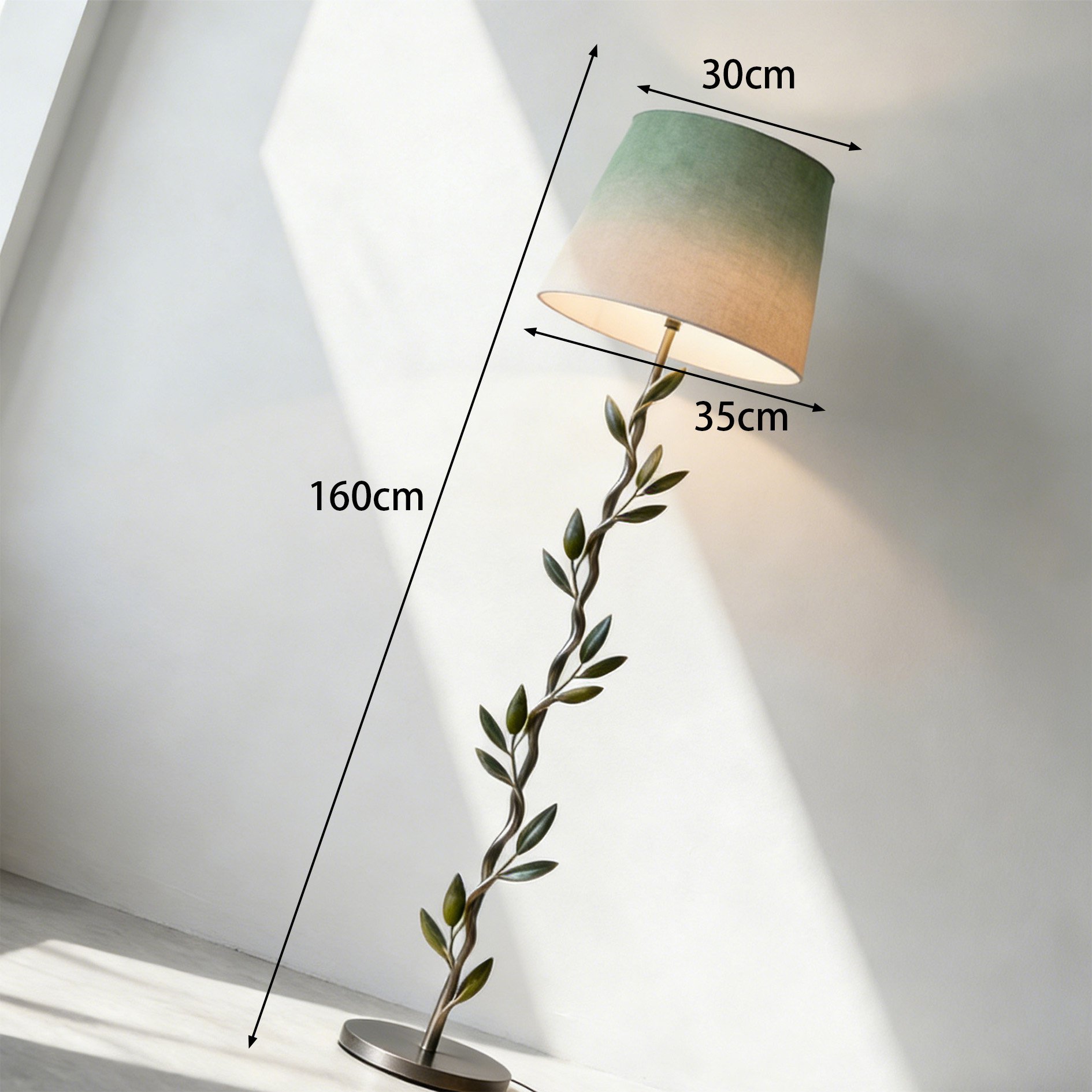 Κομψό φωτιστικό δαπέδου με μοντέρνο σχεδιασμό