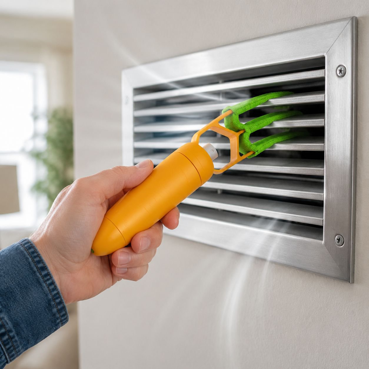 Multi-Functional Air Conditioner Vent Cleaning Brush, Washable