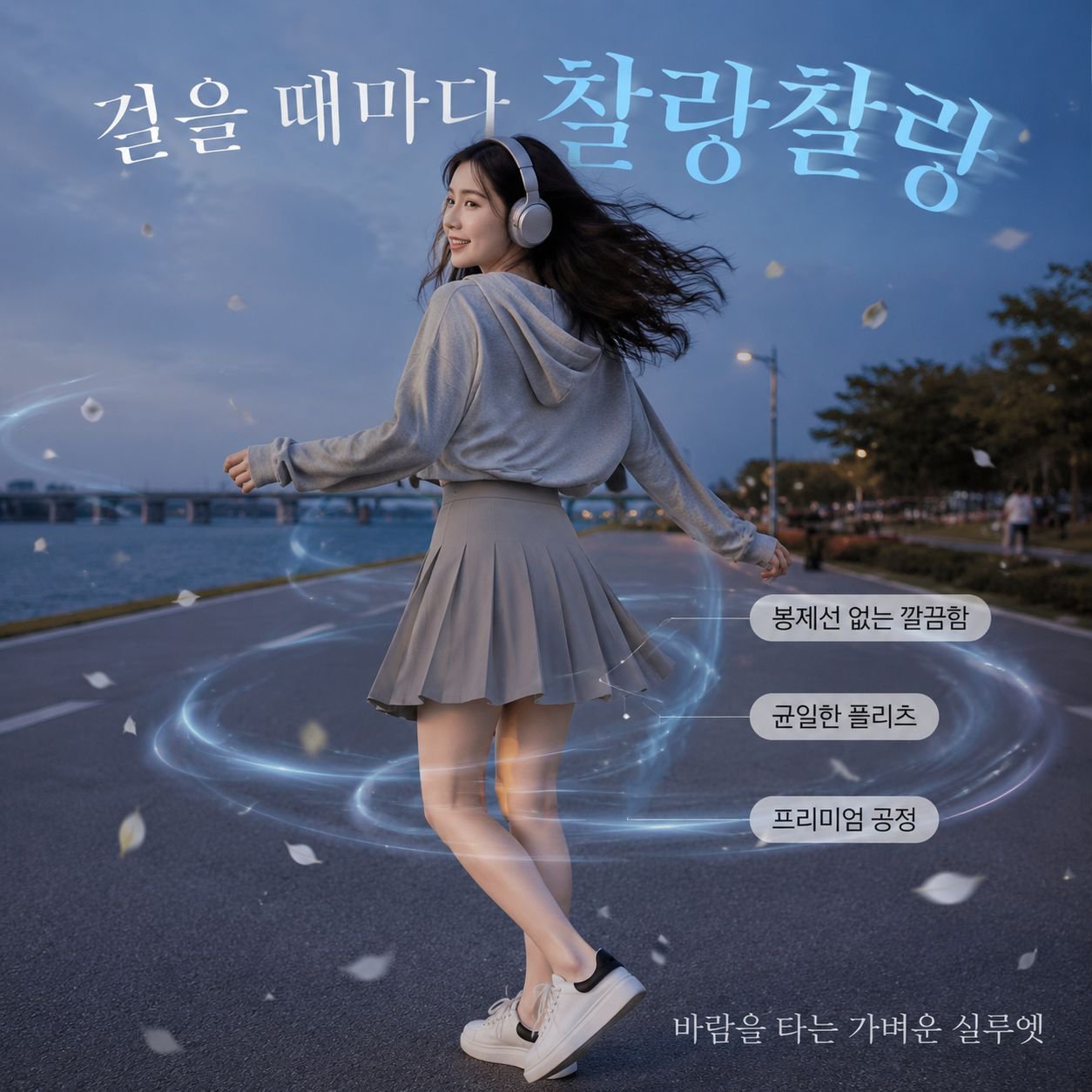 여성 하이웨스트 슬림핏 플리츠 롱 스커트 카키