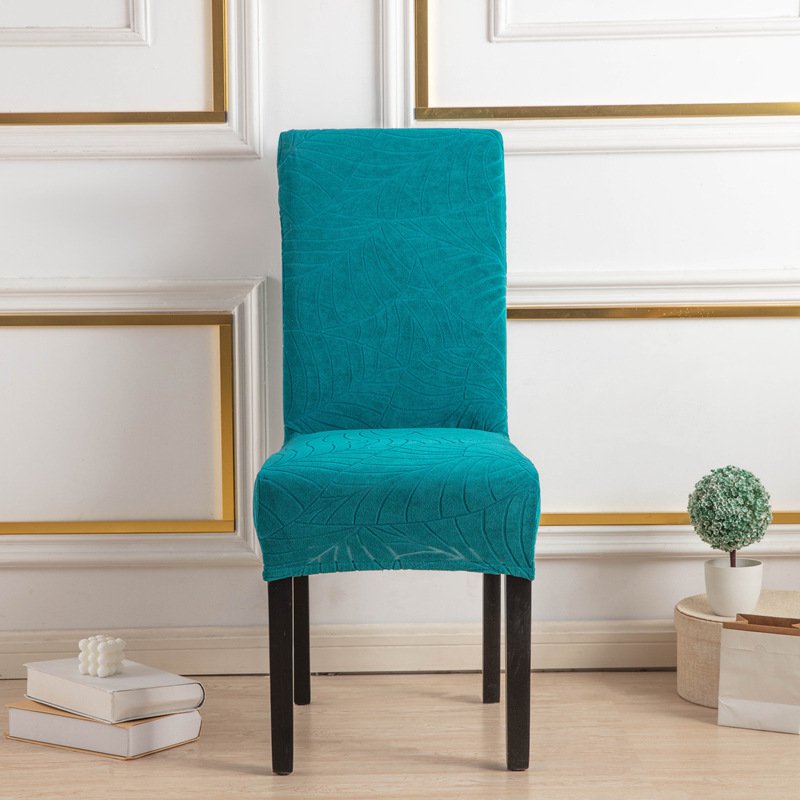 Large leaves Office chair cover Stool Protector Stretch Onepiece Jacquard Waterproof and durable Sof