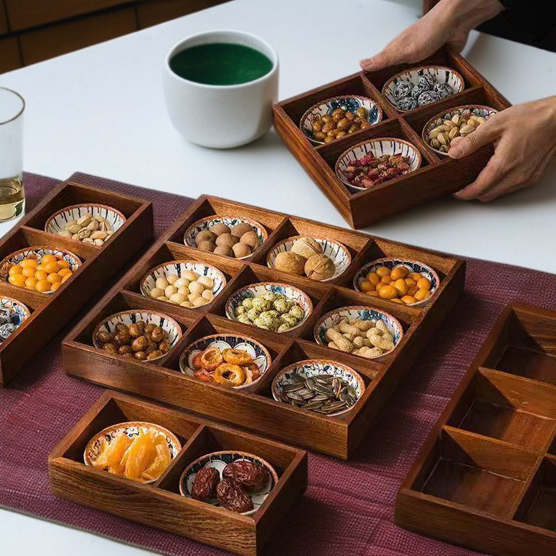 高品質木材を使用した九宮格ボックス