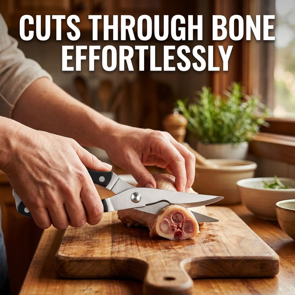 Stainless steel chicken bone scissors for kitchen
