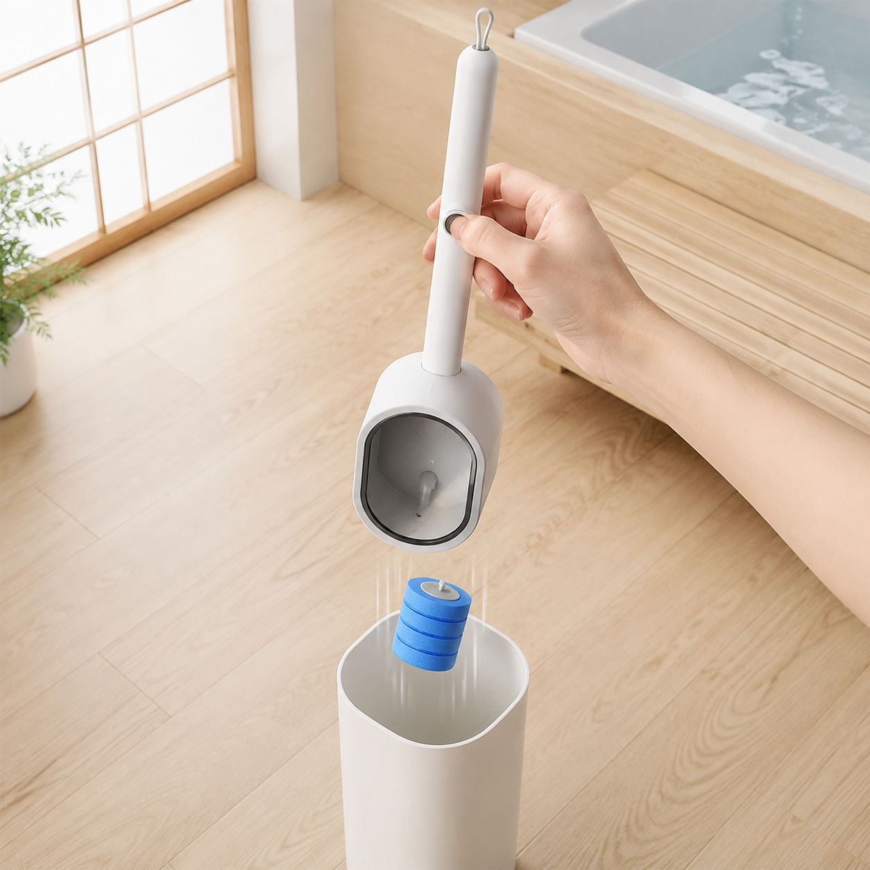 使いやすい家庭用トイレ掃除ブラシ