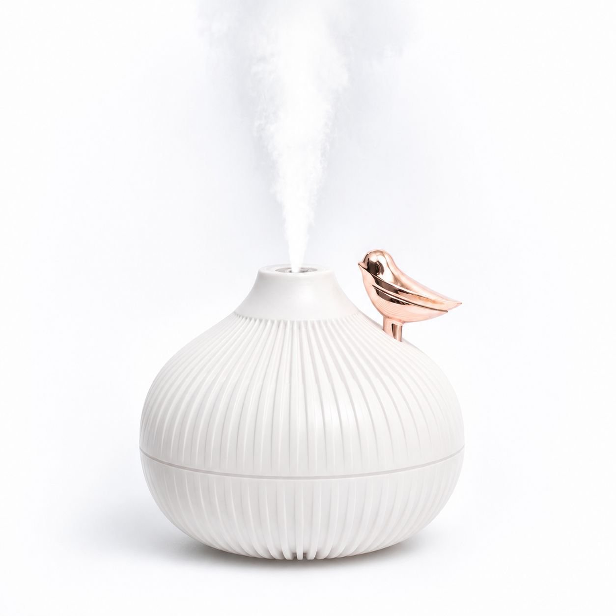 Onion Shape Silent Humidifier, Warm Light and Gentle Mist for Romantic Ambience