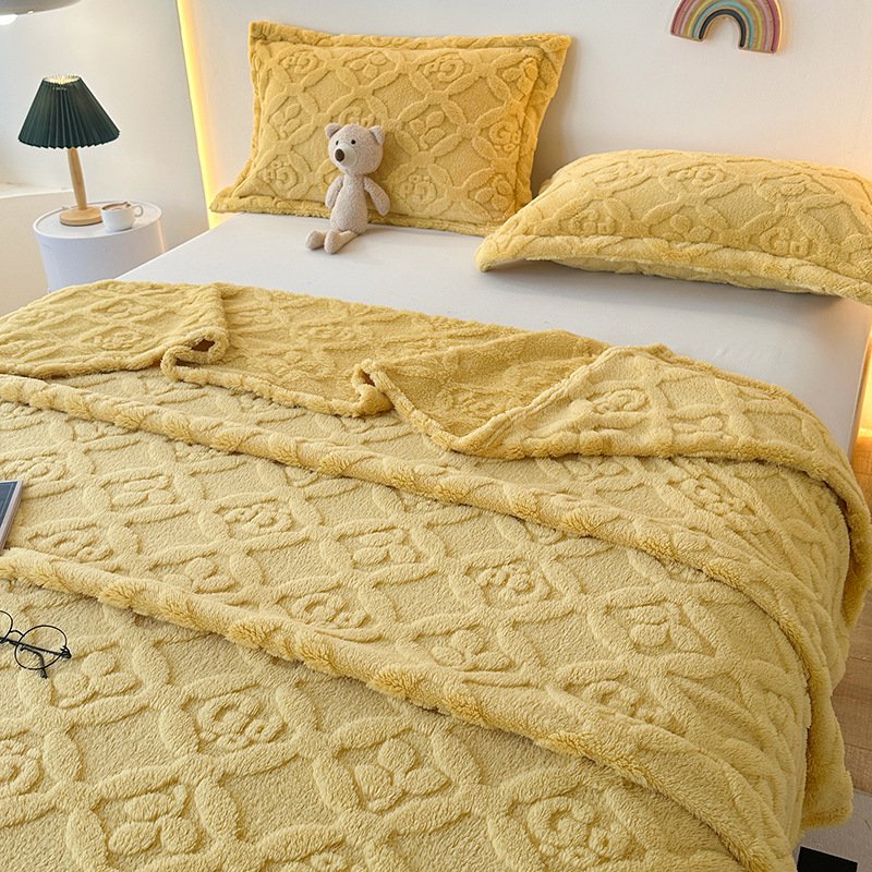 ผ้าห่มขนหนูคอรัลแฟลนเนลหนาพิเศษ