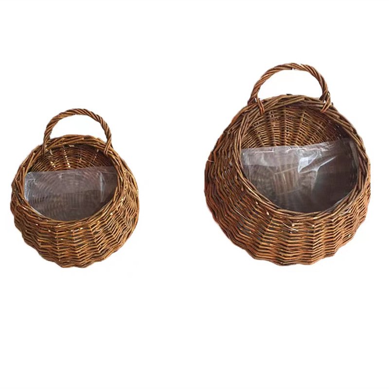 Bambus Wand Blumenkorb