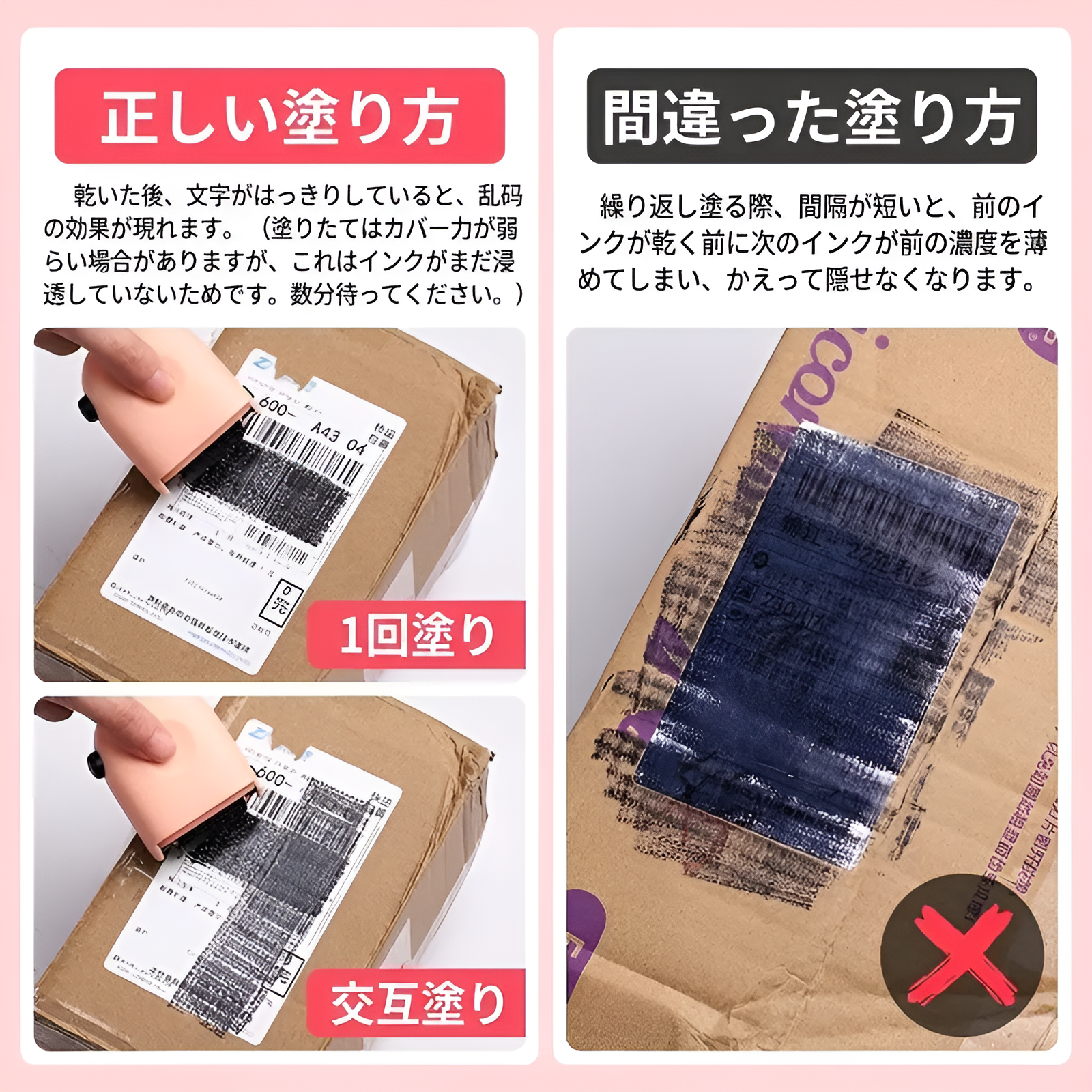 機密情報保護ローラースタンプ