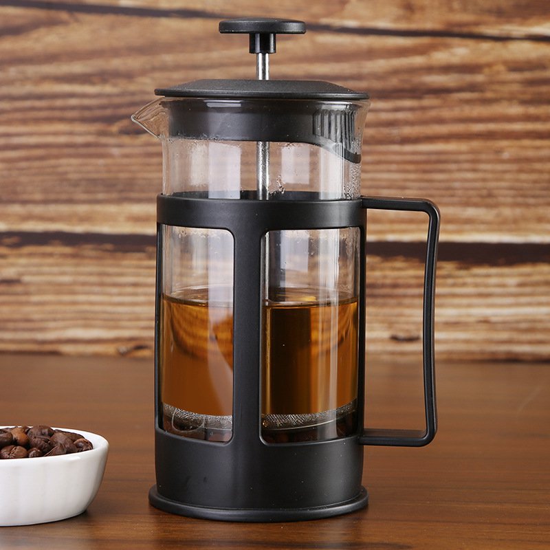 Handpress Kaffeekanne mit Edelstahlfilter