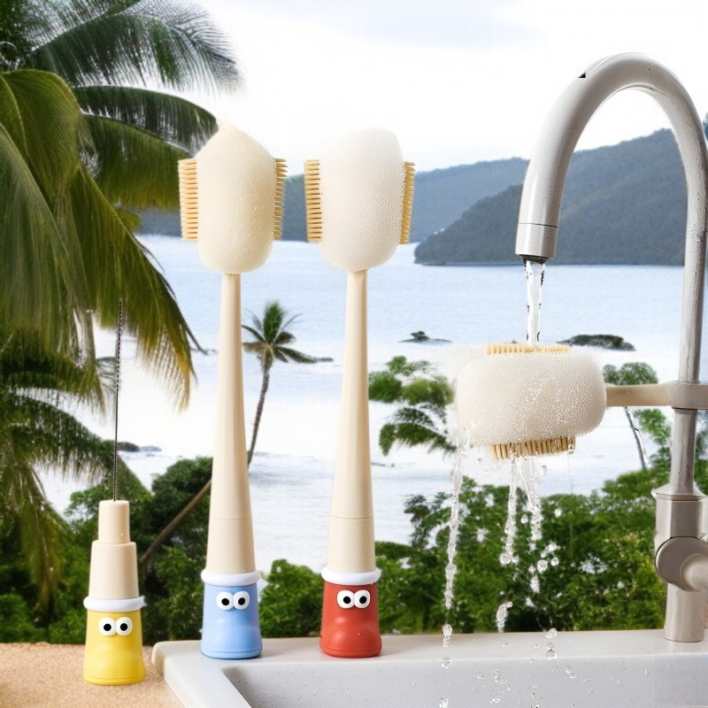 다용도 컵솔 브러쉬로 텀블러 청소하기