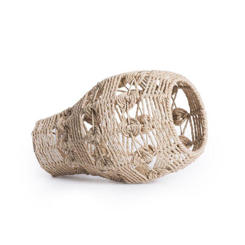 Rope braided Chinese chandelier