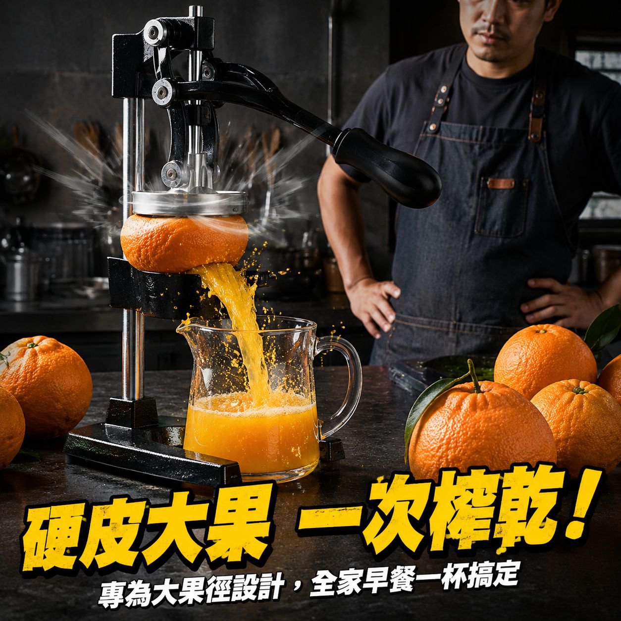 家用不鏽鋼果汁壓榨器