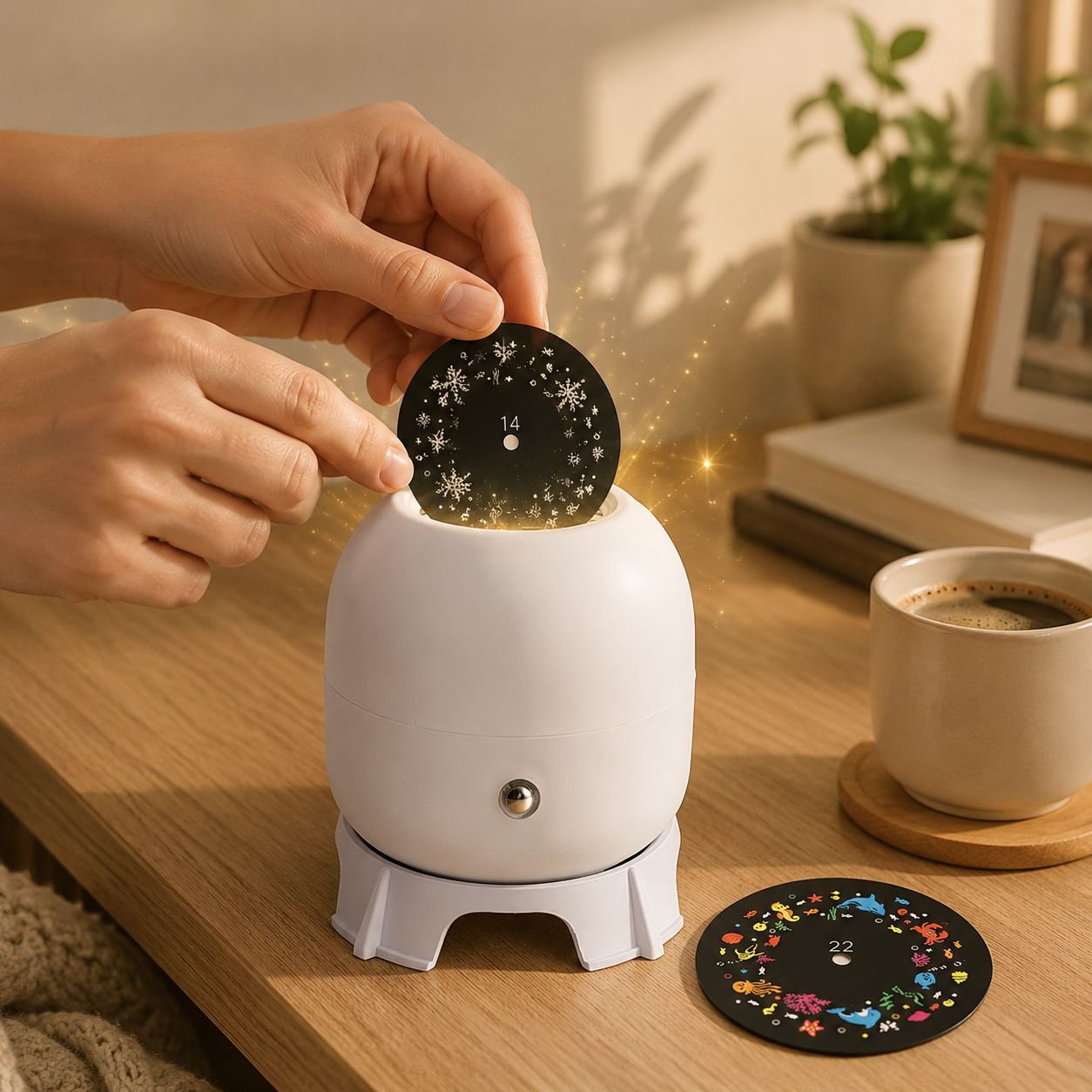 Romantic Starry Sky Rotating Projector Lamp