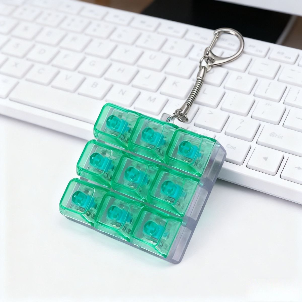 Transparent Press Pendant