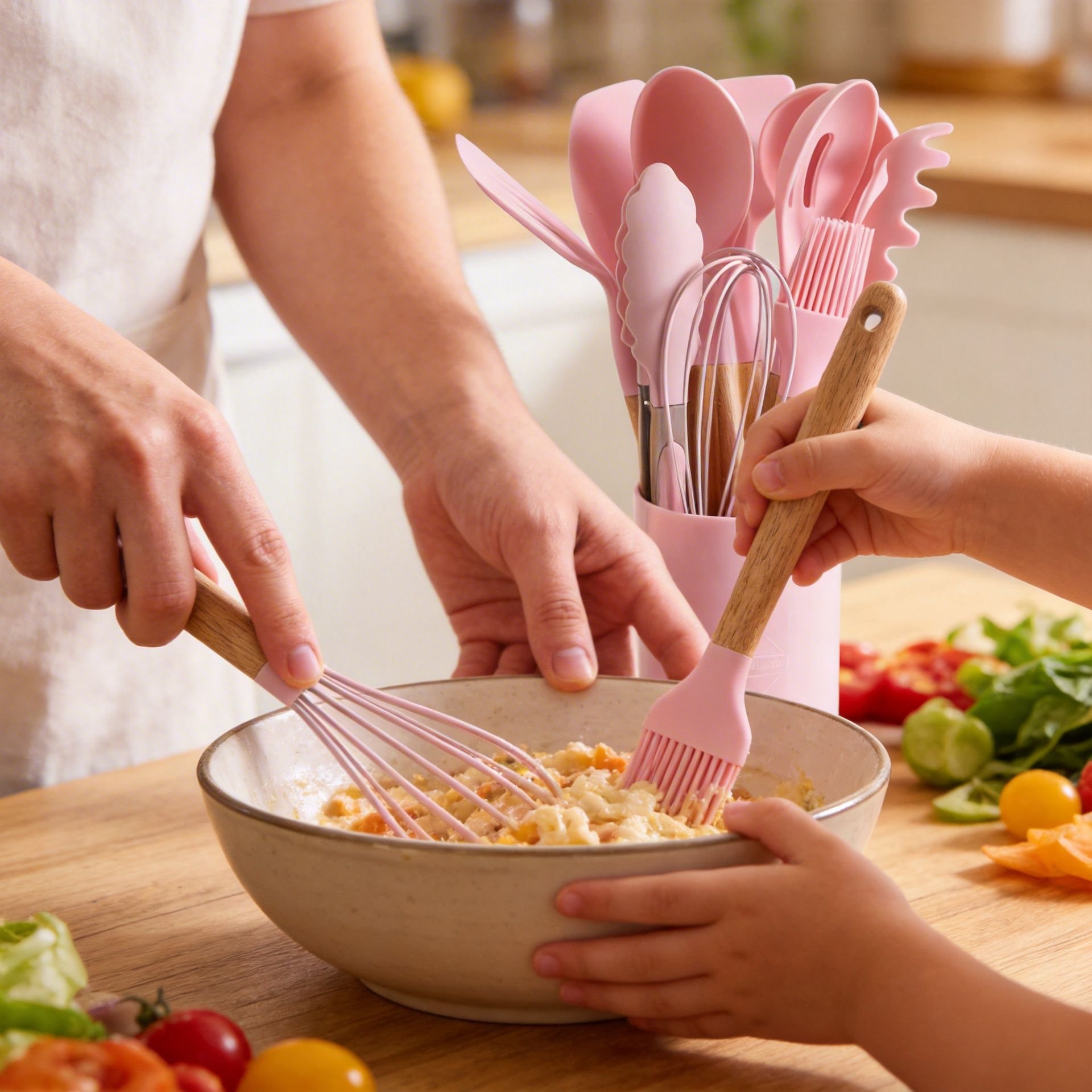 食品グレードのシリコン製キッチン用品12点セット