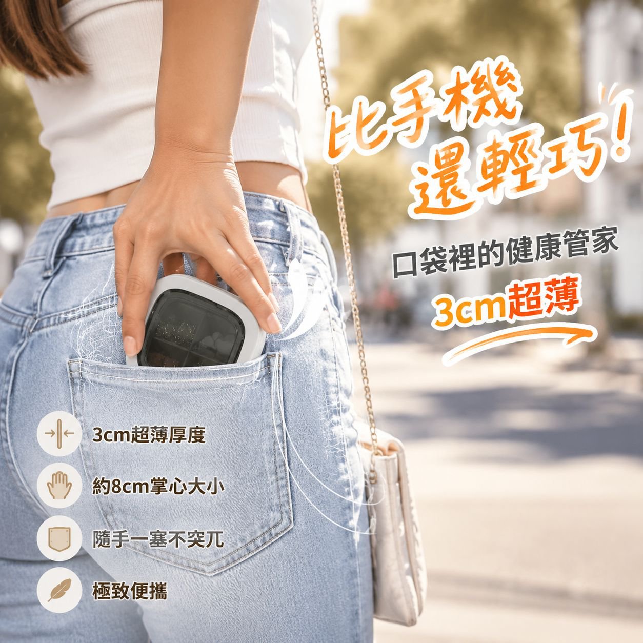 密封防潮可視迷你藥盒
