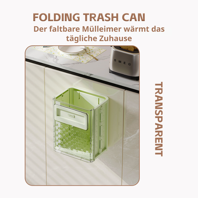 Faltbarer Hänge-Mülleimer für die Küche