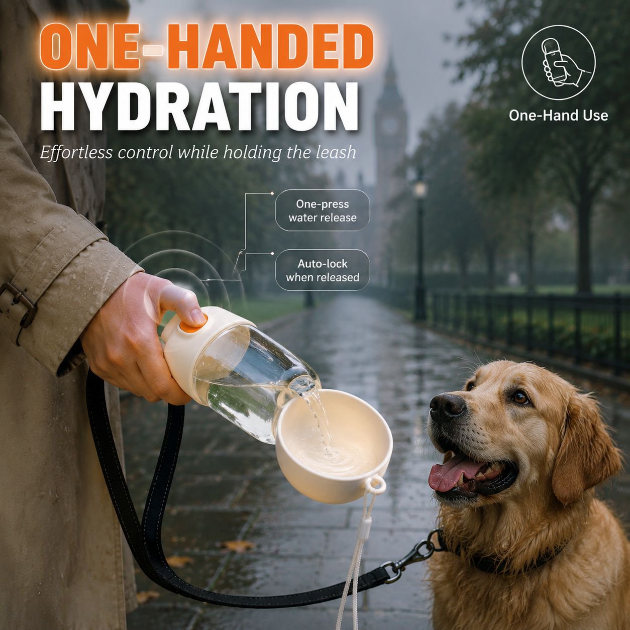Portable Pet Dog Travel Water Bottle