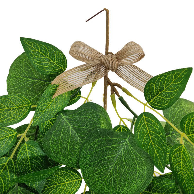 Decoración de pared con plantas verdes
