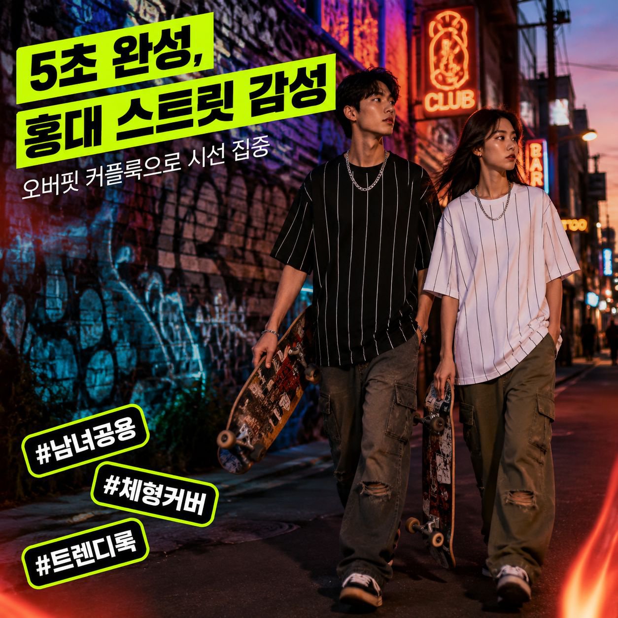 남성용 스트라이프 패턴 면 반팔 티셔츠