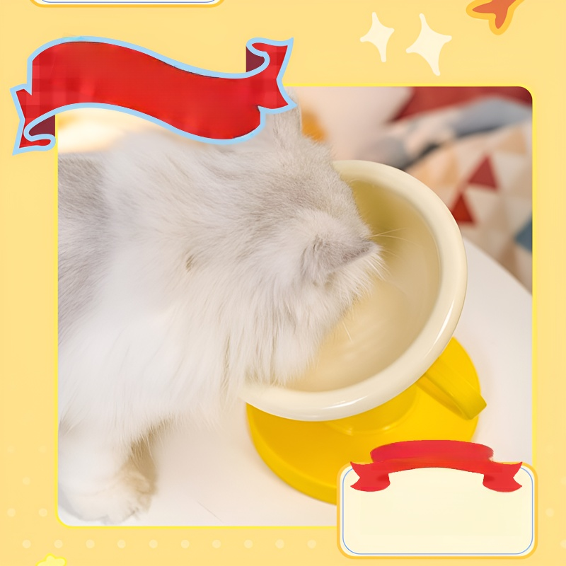 조절 가능한 트로피 높이 애완동물 식기