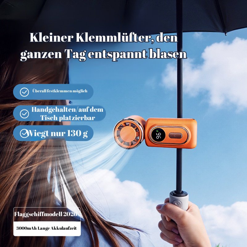 Leistungsstarker, tragbarer Mini-Handventilator für den Außenbereich mit hoher Geschwindigkeit