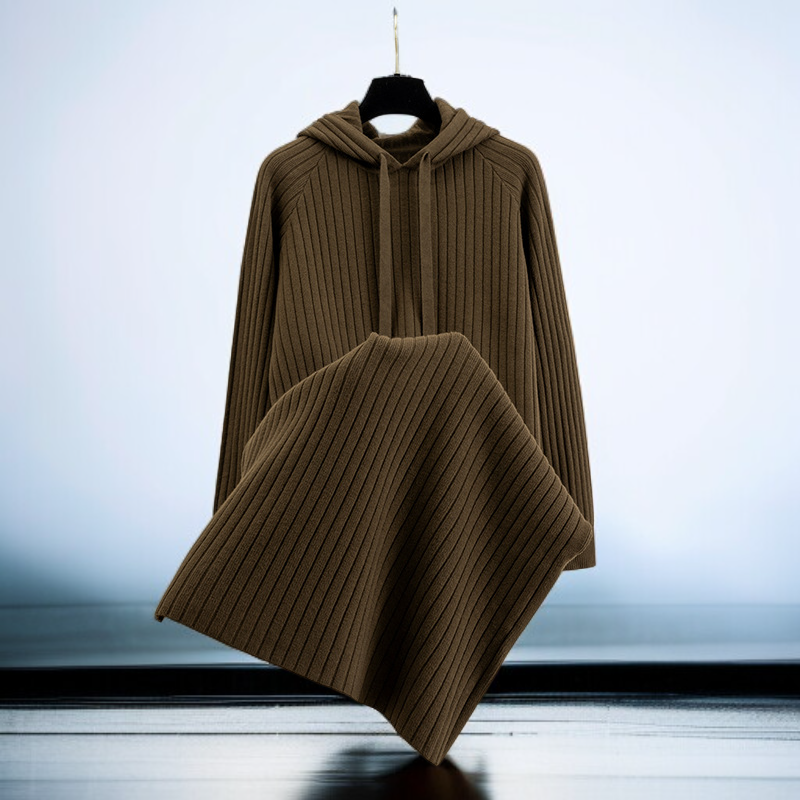 重ね着スタイルのレディースロングカーディガン