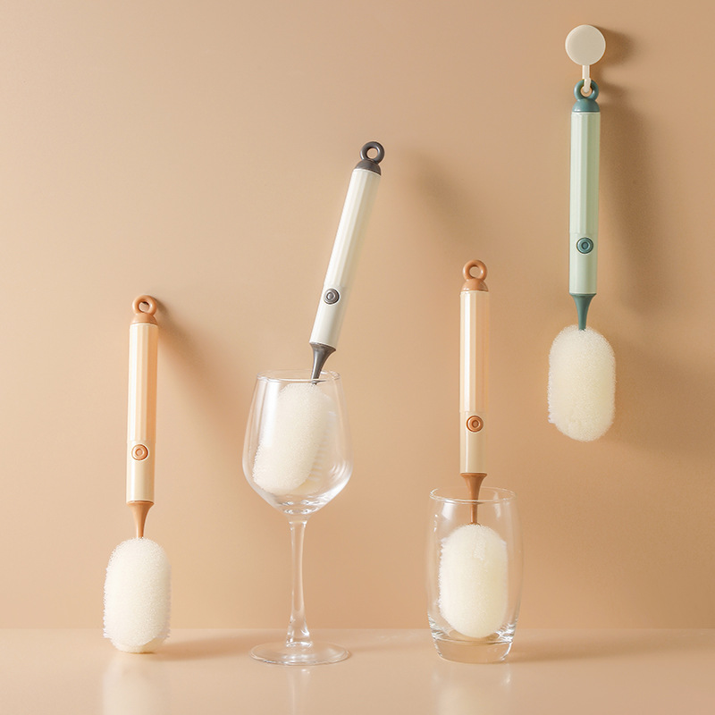 長柄スポンジカップブラシ