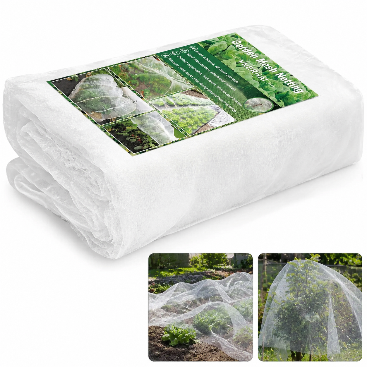 Schutznetz für Gewächshaus und Garten