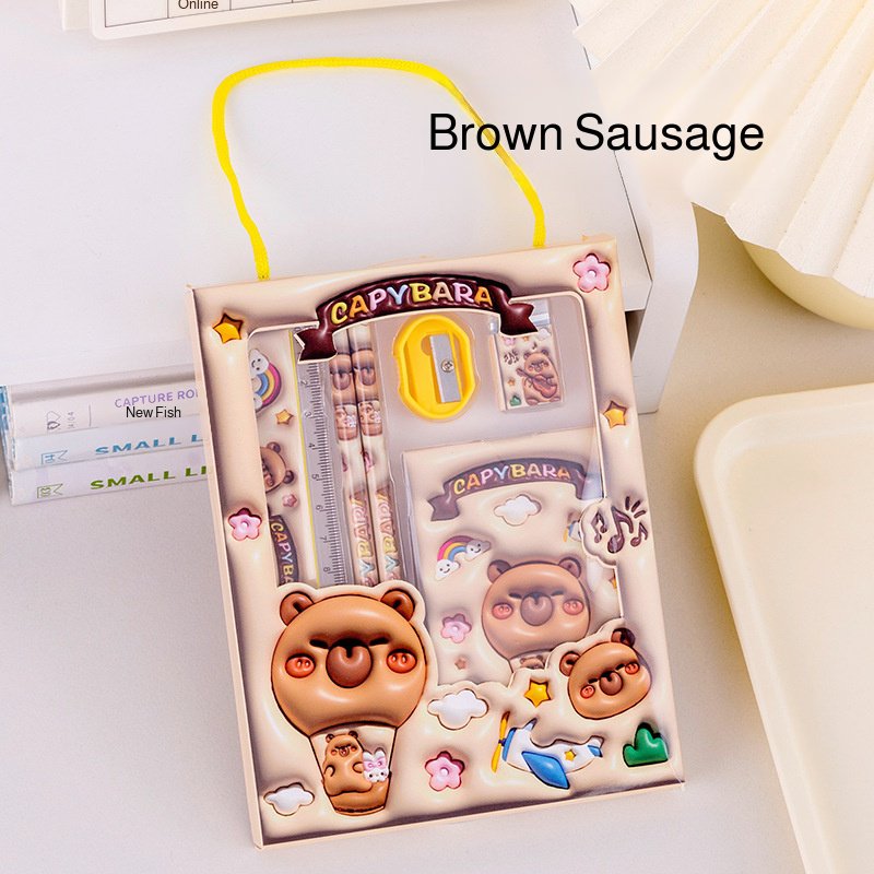 Learning supplies Stationery Stationery One set for all Pencil Handheld Gift Cute Cartoon Stationery