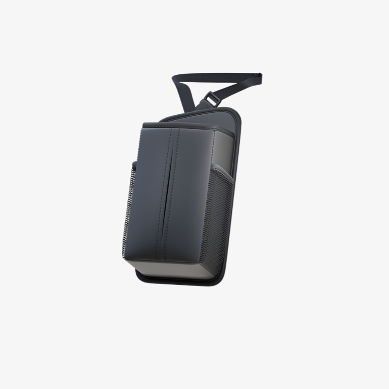 車内インテリアに馴染むティッシュ収納バッグ