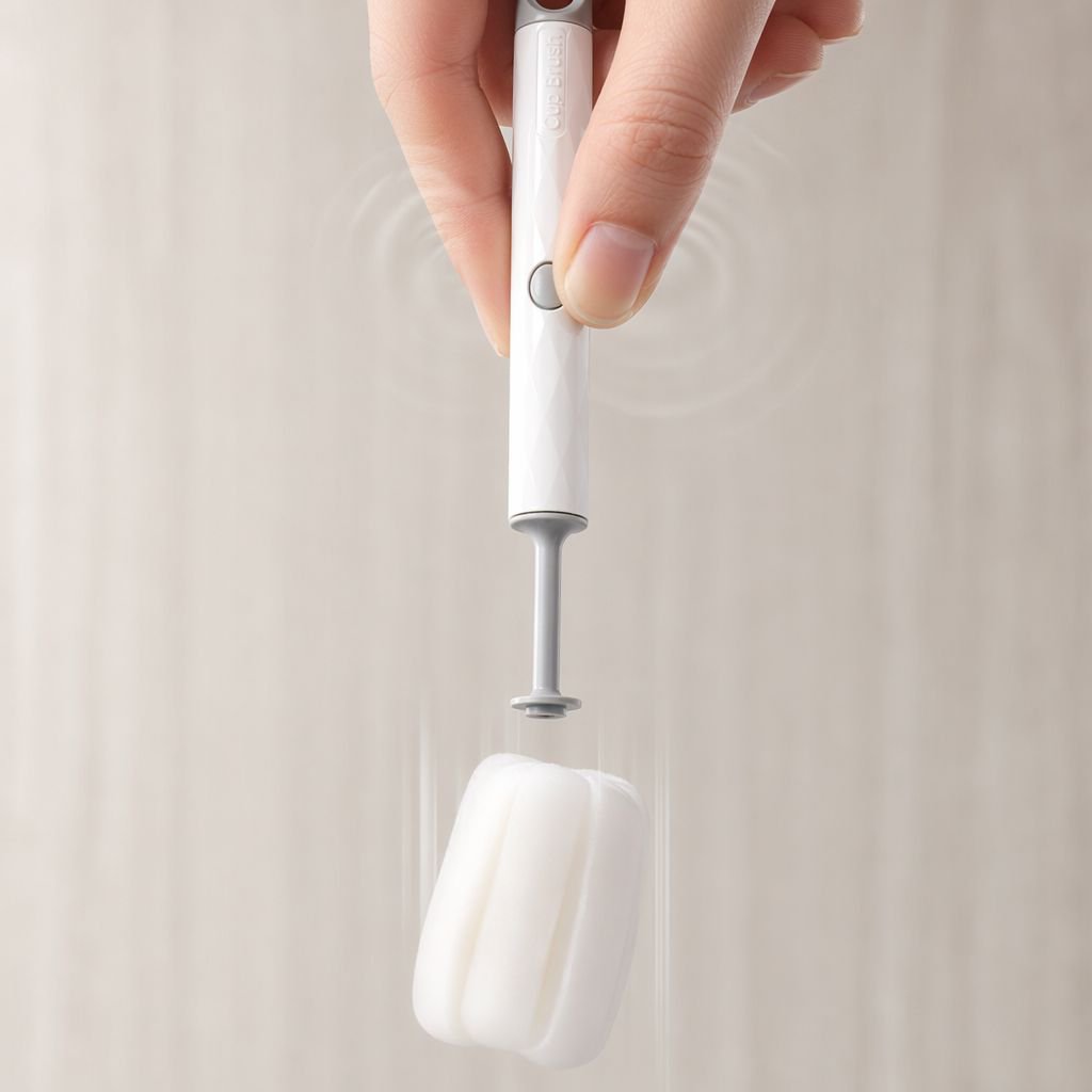 Ersatzkopf der Tassenbürste einfach austauschbar