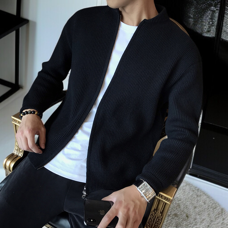 スタイリッシュなセータージャケット着用例