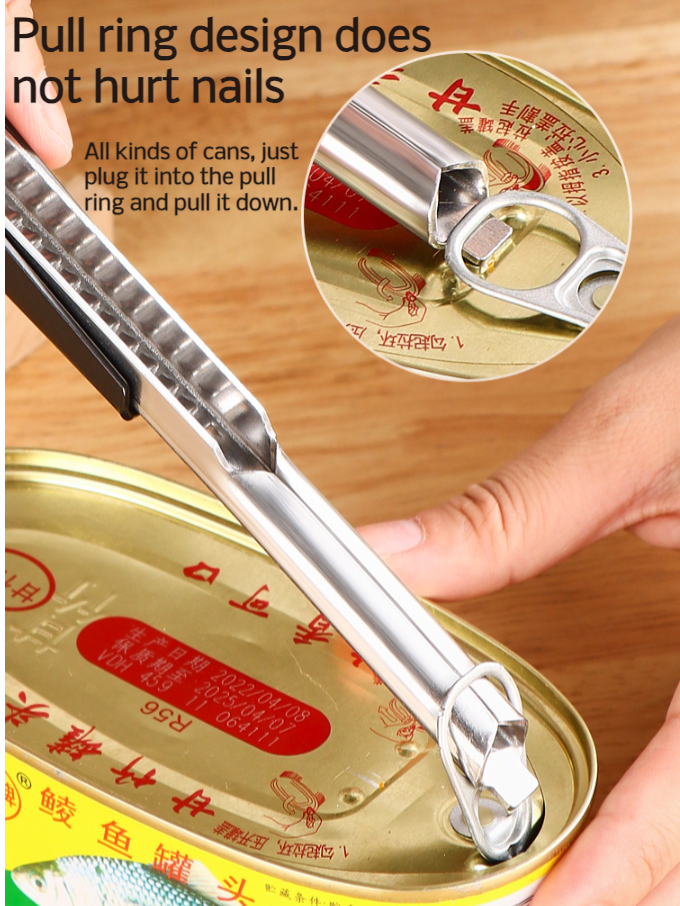 Stainless Steel Multi-Purpose Bottle Opener
