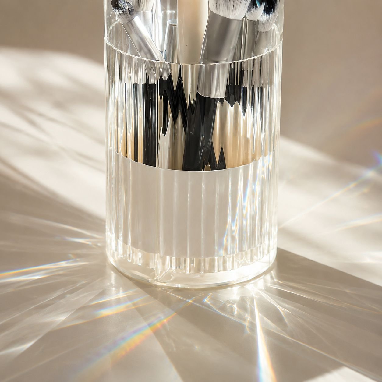Boîte de rangement hygiénique pour pinceaux de maquillage