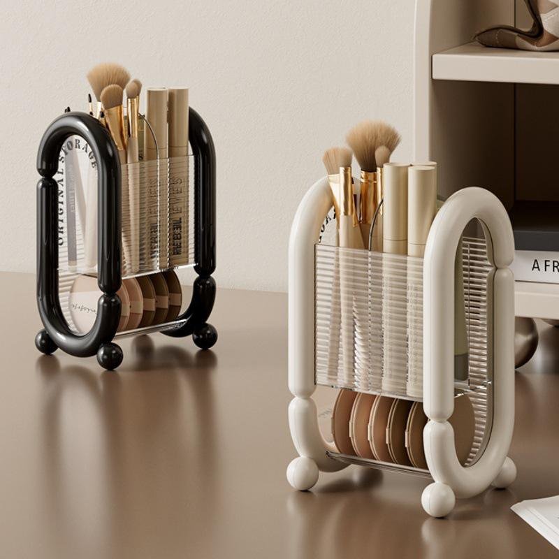 Light luxury minimalist makeup brush storage tube dressing table desktop eyebrow pencil brush storag