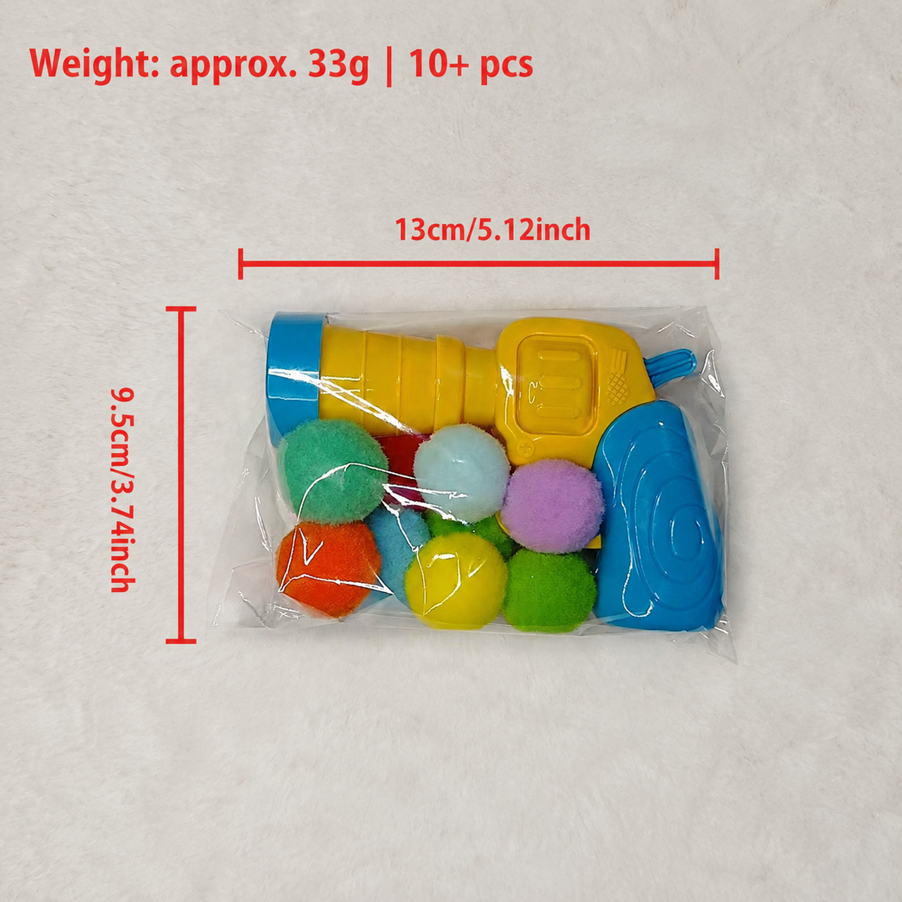 High-elasticity cat teaser toy designed for chasing
