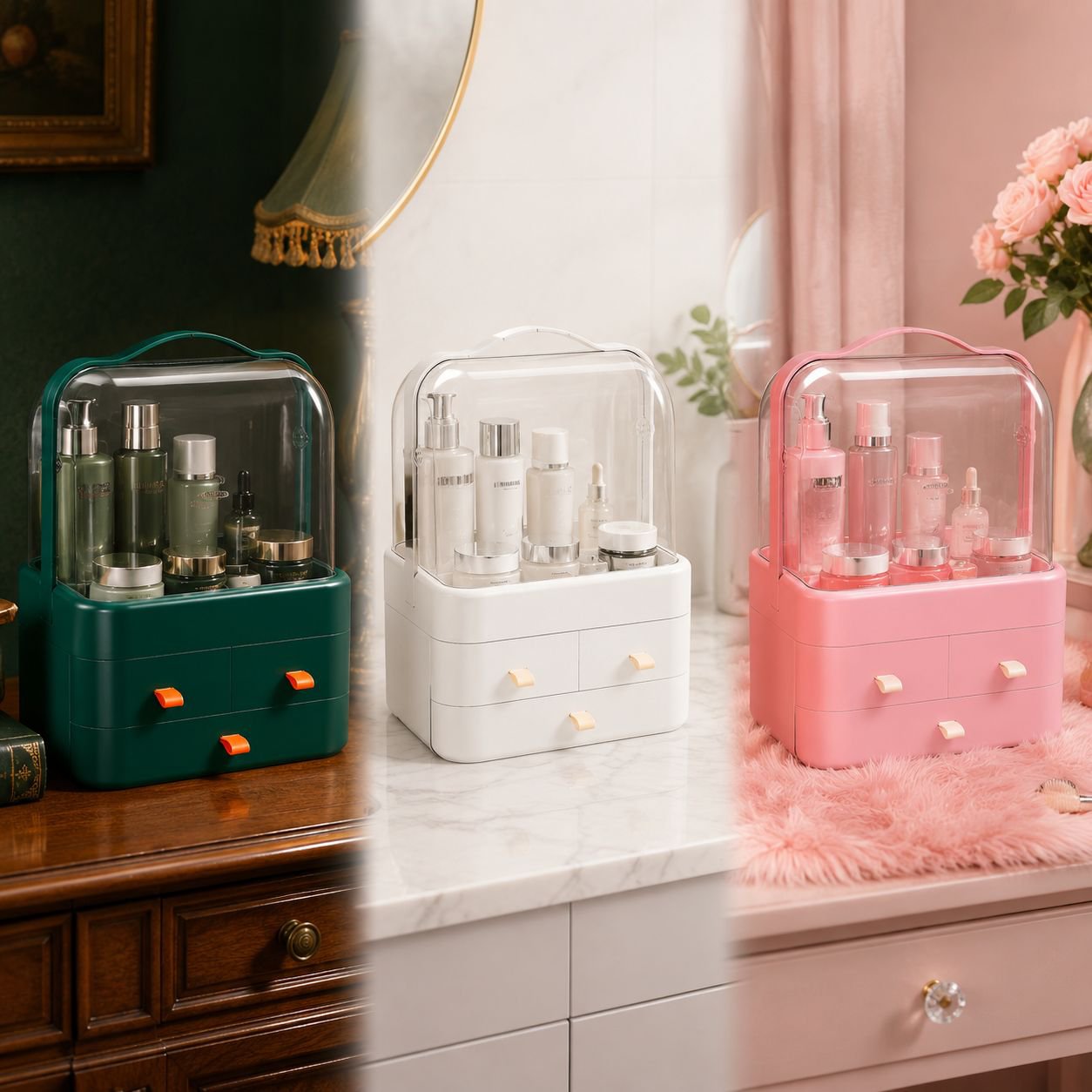 Kosmetik Organizer mit mehreren Fächern